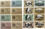 Österreich Notgeld 10,2x20,30,2x50,80 Heller 7 x Notgeldschein, Bad Hall, Oberösterreich -