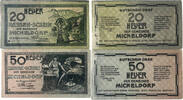 Österreich Notgeld 20,50 Heller 2 x Notgeldschein, Micheldorf -