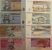 Estland 1, 2, 5, 10 Krooni Banknote 4 Stück -
