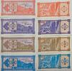 Georgien 1, 3, 10, 50 Lari Banknote 4 Stück -
