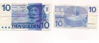 Niederlande 10 Gulden Banknote -
