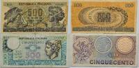 Italien 2* 500 Lire Banknote 2 Stück -