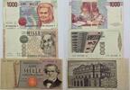 Italien 3* 1000 Lire Banknote 3 Stück -