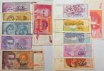 Jugoslawien 50, 2* 100, 2* 500, 1000 Dinar Banknote 6 Stück -