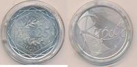 Frankreich 25 Euro Respect, in Hartplastikkapsel -