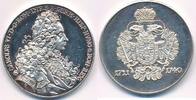 RDR Österreich Moderne Silber Medaille 1000er Feinsilber 1711 - 1740, die Regierungszeit von Kaiser Karl VI. -