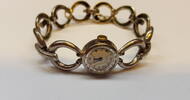 Armbanduhr 800er Silber Anker 85 Handaufzug Uhr Silberuhr 17 Rubis -