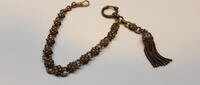 Taschenuhr Uhr Uhrenkette Kette aus Silber -