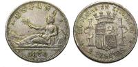 Spanien 2 Pesetas Provisorische Regierung 1868-1870