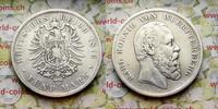 Deutschland 5 Mark Württemberg