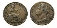 England Farthing England Victoria Farthing 1823