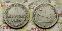 Deutschlend 1 Groschen Hannover 1 Groschen 1859 B, Georg V. (1851 - 1866) 1/30 Taler