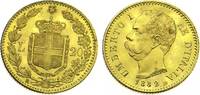 Italien 20 Lire Italien Umberto I, 1878-1900 20 Lire Gold 1882
