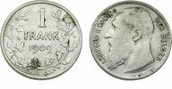 Belgien 1 Franc Belgien, Belgien Leopold II. 1865-1909 1 Franc 1909