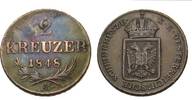 Österreich 2 Kreuzer Österreich, Revolution 1848-1849, 2 Kreuzer 1848 A