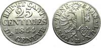 Schweiz 25 Centimes Schweiz, Genf 25 Centimes 1844