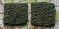 Baktrien Hemiobol Baktrien, Apollodotos I.174-165 v.Chr, AE - Hemiobol