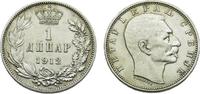 Serbien 1 Dinar Königreich Serbien Alexander I. bis 1918