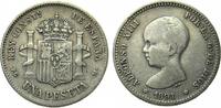 Spanien 1 Pesetas Spanien Alfonso XIII 1 Pesetas 1891