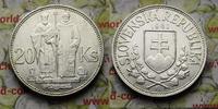 Slovakei 20 Kronen 1.Republik 1939-1945, Pribina