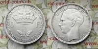 Belgien 20 Francs Belgien, Albert I