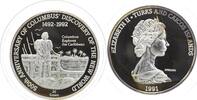 Turks + Caicos Island, 20 Crowns, 500 Jahre Kolumbus -