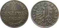 Schweiz 4 Centimes Schweiz, Genf 4 Centimes 1839