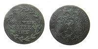 Schweiz 1/2 Batzen Schweiz, Graubünden Kanton 1/2 Batzen 1812 ss * SELTEN *