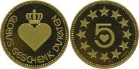 Schweiz, Jeton/Token, 5 Geschenkdukaten Globus, *427* -