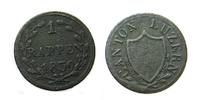 Schweiz 1 Rappen Schweiz, Luzern 1 Rappen 1839