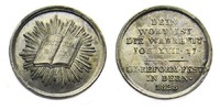 Schweiz Medaille Schweiz, Bern Silber Jeton 1828 / Bern 3 Berner Reformfest 1828