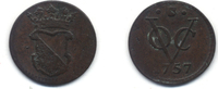 Dutch East Indies ½ Duit VOC Utrecht