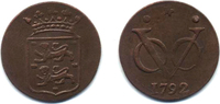 Dutch East Indies Duit VOC West-Friesland