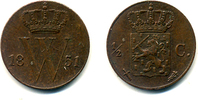 Willem III 1/2 cent