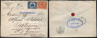 Briefmarken Haiti Reko-Brief Gonaives via USA und Frankreich nach Satigny Schweiz / 44 -