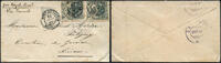 Briefmarken Haiti Brief aus Port-au-Prince Royal Mail via Jacmel Satigny Schweiz / 43 -