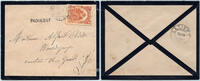 Briefmarken Haiti Trauerbrief EF 10c via Paquebot Schiffspost nach Satigny Schweiz / 48 -