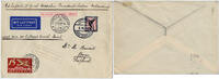  2481 Briefmarken Zeppelin 1929 Dt. Reich Dübendorf Bordpost MiF Schweiz Flugpost Bern Si 45/ 