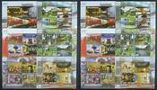 Briefmarken Dominikanische Republik Museen Kunst Gemälde Paintings Architektur MNH -