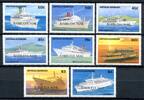  1143-1150 Briefmarken Barbuda 1989 Schiffe Ships Bateaux Navi Passagierschiff 1143-1150 Postfrisch MNH 