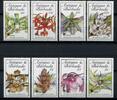  1210-1217 Briefmarken Barbuda 1990 Pflanzen Plants Plantes Botanique Blüten Blossoms 1210-1217 MNH 