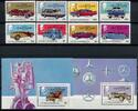  934-941  n. Chr. Briefmarken Barbuda 1987 Oldtimer Automobile Cars 934-941 Block 118-119 MNH 