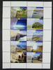 Briefmarken Curacao Tourismus Landschaften Brücke Hafen Höhle Strand Berg MNH -