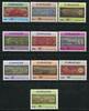 Briefmarken Curacao 2011 Banknoten Papiergeld Paper Money Zahlungsmittel 28-37 MNH -