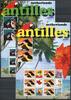 Briefmarken Niederländische Antillen 2006 Vögel Hunde Katzen Grußmarken Birds 1483-1494 MNH -