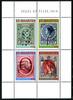 Briefmarken Sint Maarten Briefmarken auf Briefmarken Stamps on Stamps Königinnen MNH -