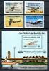 Briefmarken Barbuda 1985 Flugzeuge ICAO Airplanes Aircraft Aviation 828-831 Block 97 MNH -