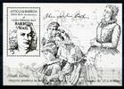 Briefmarken Barbuda S. Bach Musik Familie Gemälde Komponist Block 104 Postfrisch MNH -