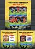 Briefmarken Antigua 2010 Fußball WM Soccer FIFA Südafrika 4827-4832 Blocks 670-671 MNH -