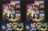 Briefmarken Antigua Raumfahrt Space Gagarin Weltraum Espace Satz und Blocks MNH -